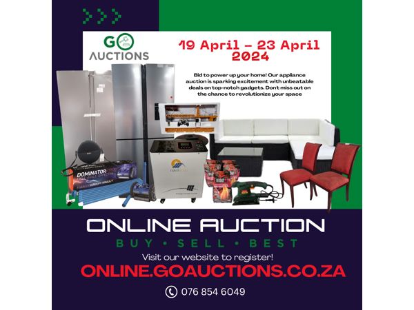 Online Appliance, Hardware & Furniture Auction 13